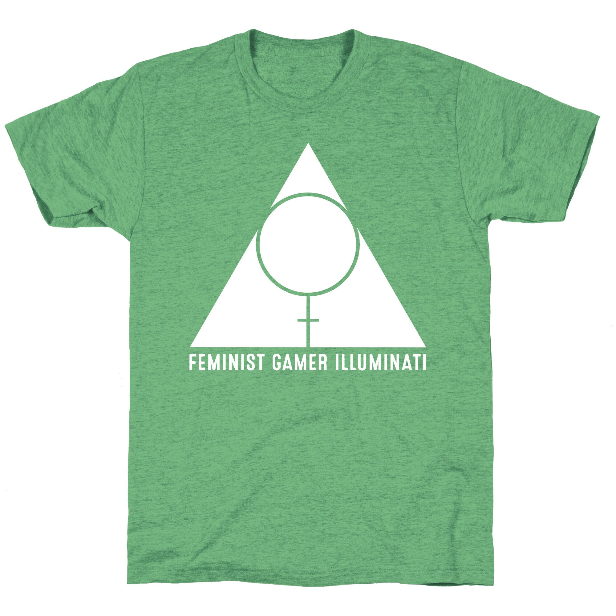 Feminist Gamer Illuminati Unisex Triblend Tee